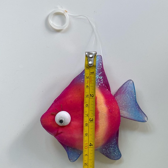 Tropical Sparkle Colorful Fish Ornament Toy - Picture 4 of 5